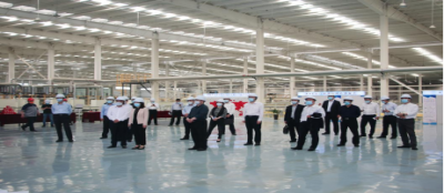 恒丰银行董事长陈颖一行莅临鑫耀建材调研