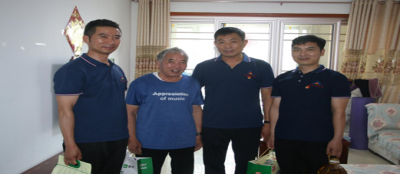 山东多盈最新官网党委走访慰问退休老党员和困难党员