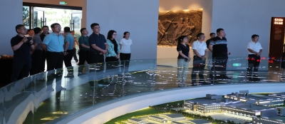 盛夏七月 喜迎宾朋--菏泽市委组织部考察团一行莅临集团红色引擎循环经济展馆考察